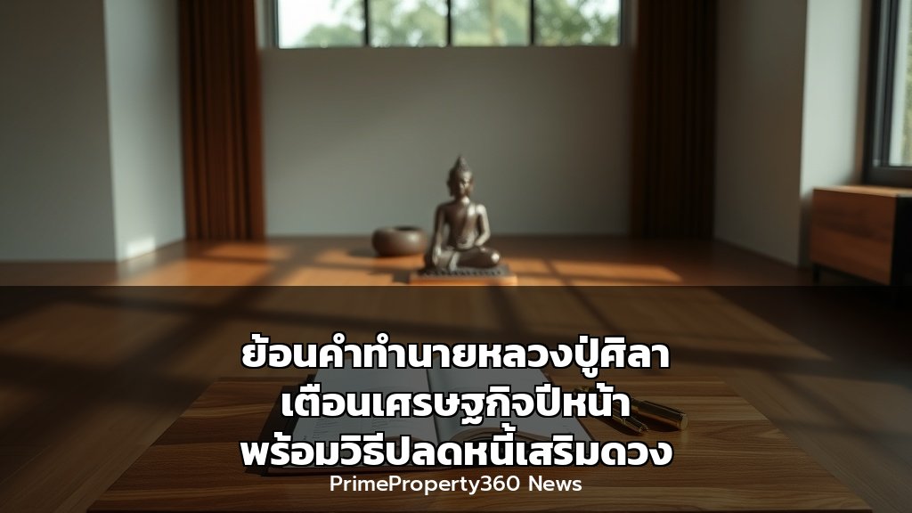 ย้อนคำทำนายหลวงปู่ศิลา เตือนเศรษฐกิจปีหน้า พร้อมวิธีปลดหนี้เสริมดวง