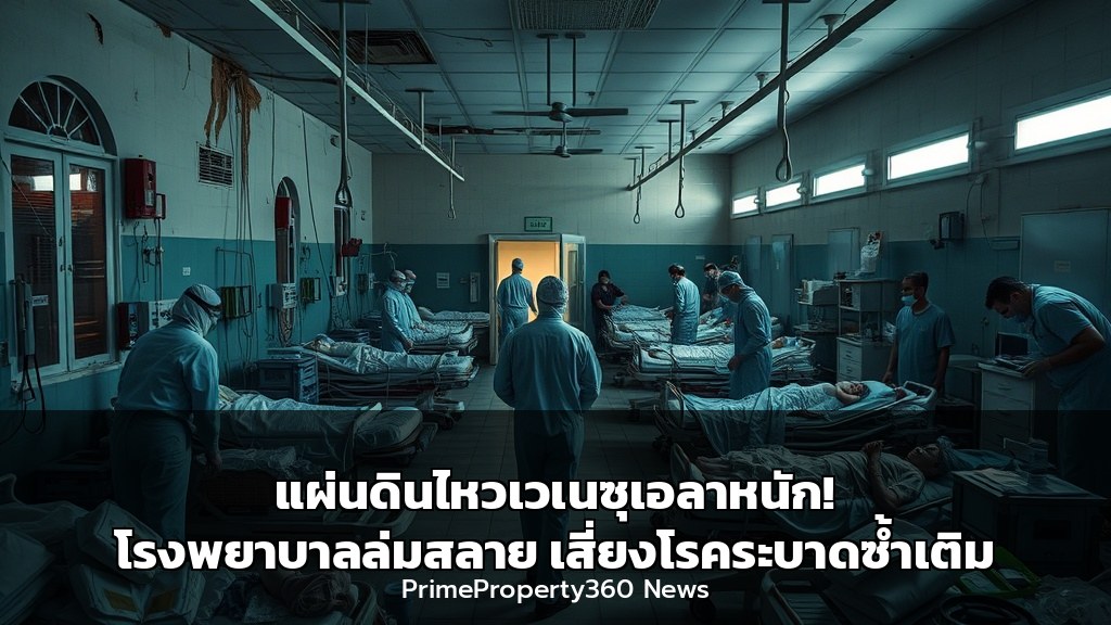 แผ่นดินไหวเวเนซุเอลาหนัก! โรงพยาบาลล่มสลาย เสี่ยงโรคระบาดซ้ำเติม