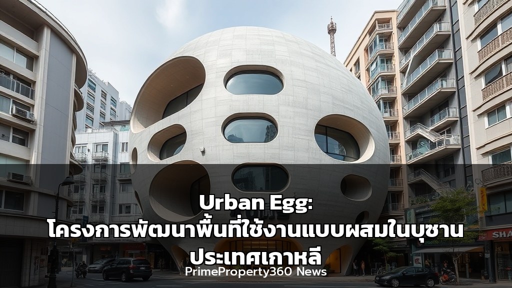 Urban Egg: โครงการพัฒนาพื้นที่ใช้งานแบบผสมในบุซาน ประเทศเกาหลี