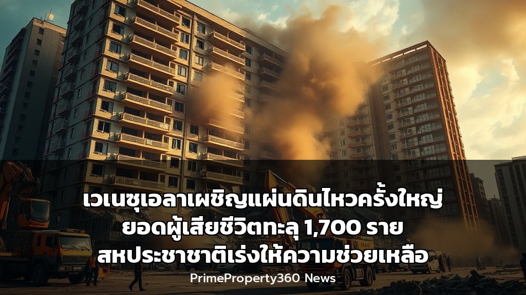เวเนซุเอลาเผชิญแผ่นดินไหวครั้งใหญ่ ยอดผู้เสียชีวิตทะลุ 1,700 ราย สหประชาชาติเร่งให้ความช่วยเหลือ