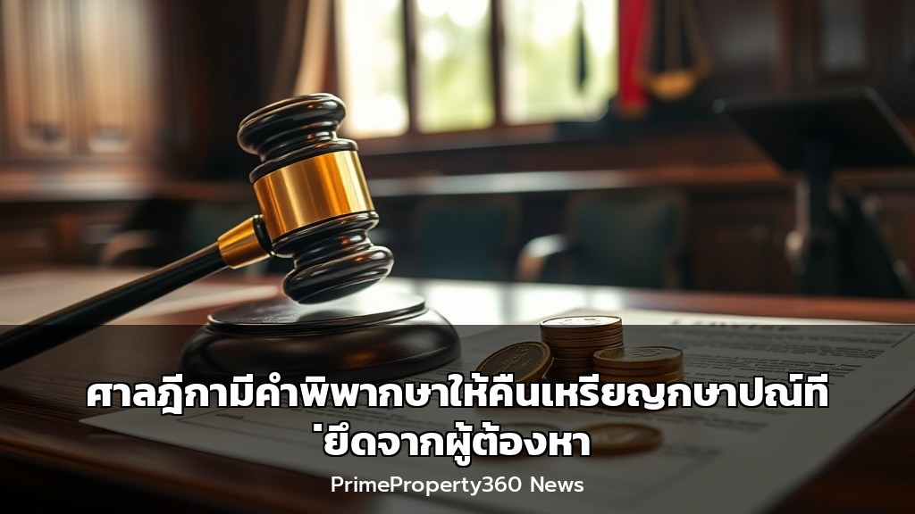 ศาลฎีกามีคำพิพากษาให้คืนเหรียญกษาปณ์ที่ยึดจากผู้ต้องหา